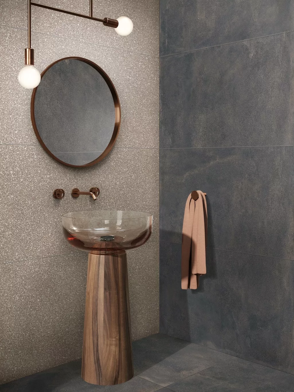 Керамогранит PF60005797 Blend Concrete Ash Ret 60x120