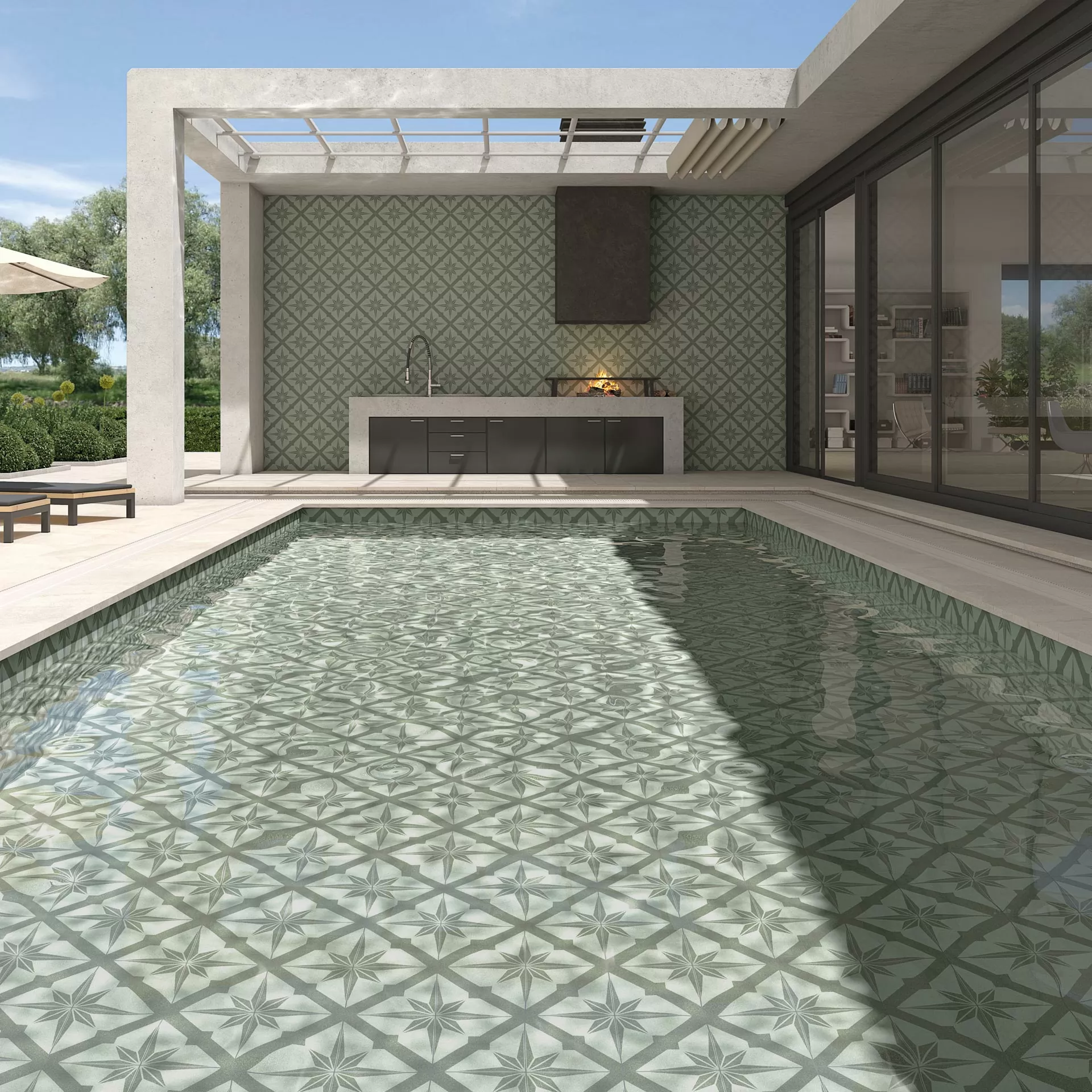 Керамогранит 408F Bali Turquesa 30x30