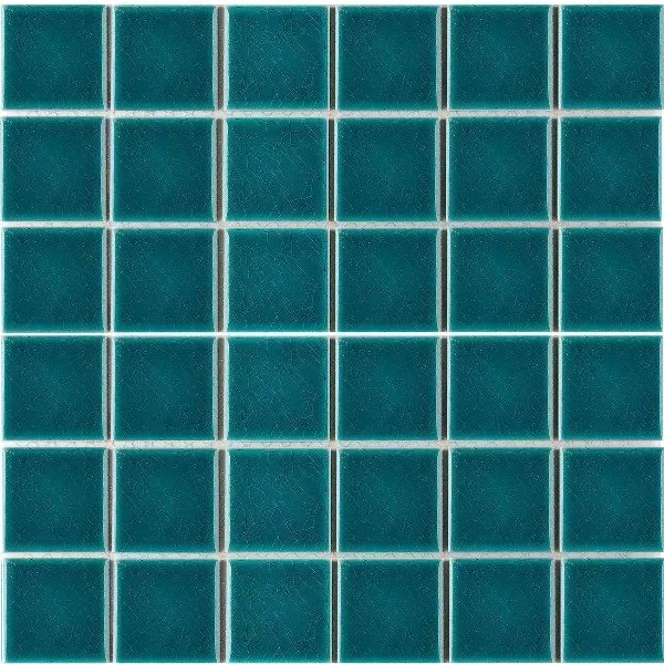 Мозаика LWWB80081 Crackle Green Glossy 4.8x4.8 30.6х30.6х6