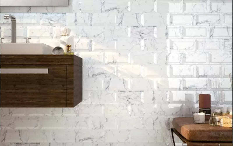 Плитка Decor Carrara Tea 10x20