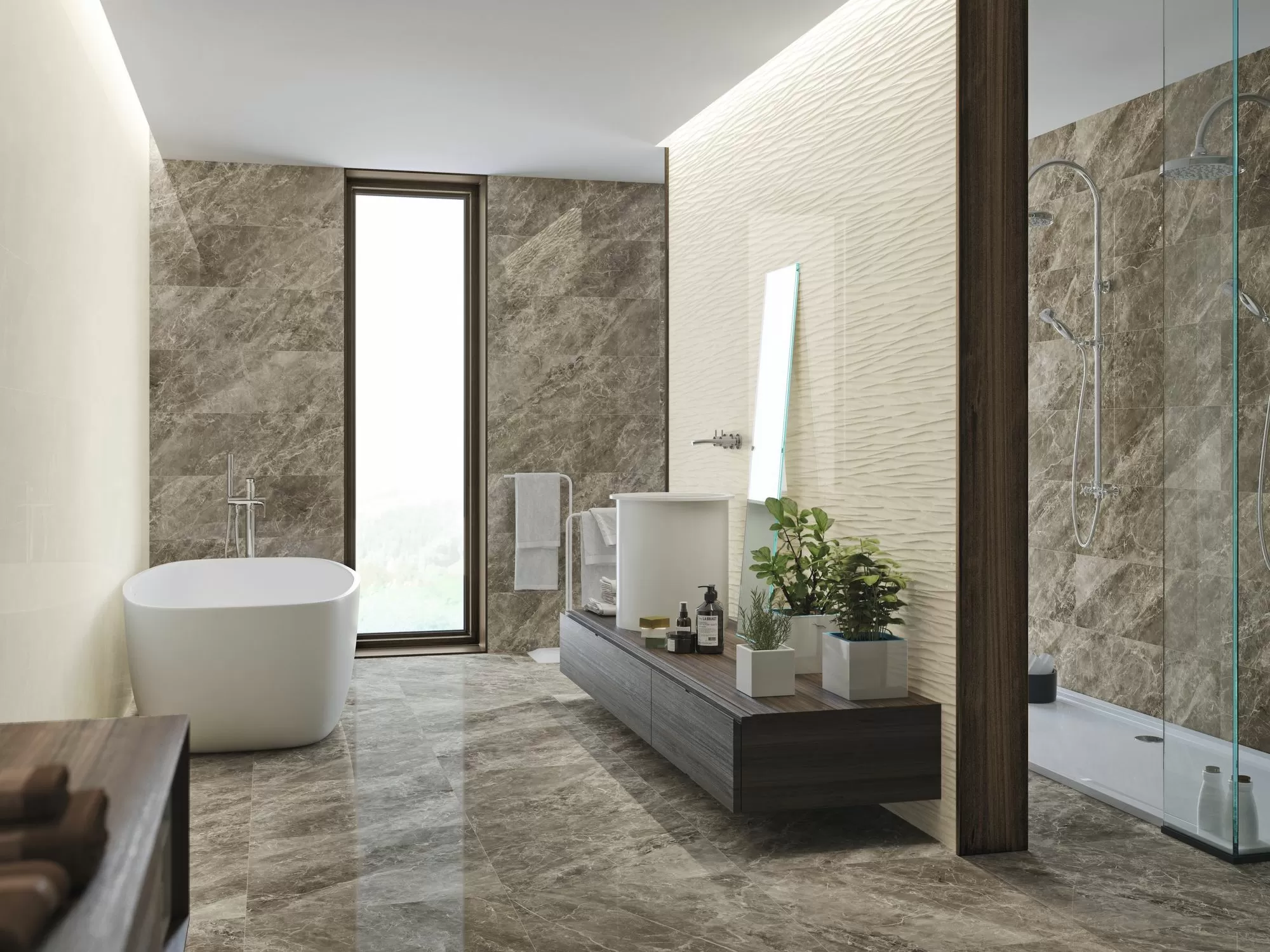Плитка Balmoral Grey Rectificado 40х120