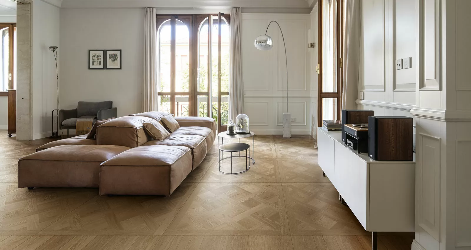 Керамогранит MEK4 Intrecci Versailles Castagna Rt 120x120
