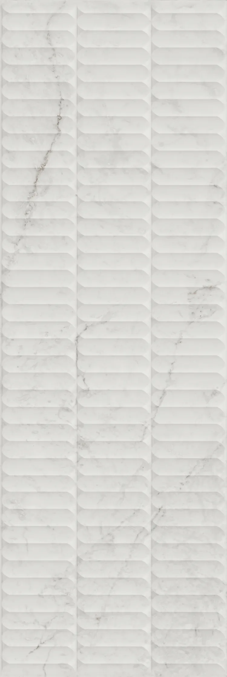 Плитка KM3090B0160R Тубкаль белый глянцевый структура обрезной 30x89,5x1,05