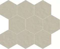 Мозаика 749581 Neutra 6.0 02 Polvere Mosaico B Esagono 10x10 30x26