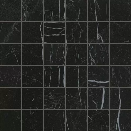 Мозаика fNGG Roma Diamond Nero Reale Macromosaico 30x30