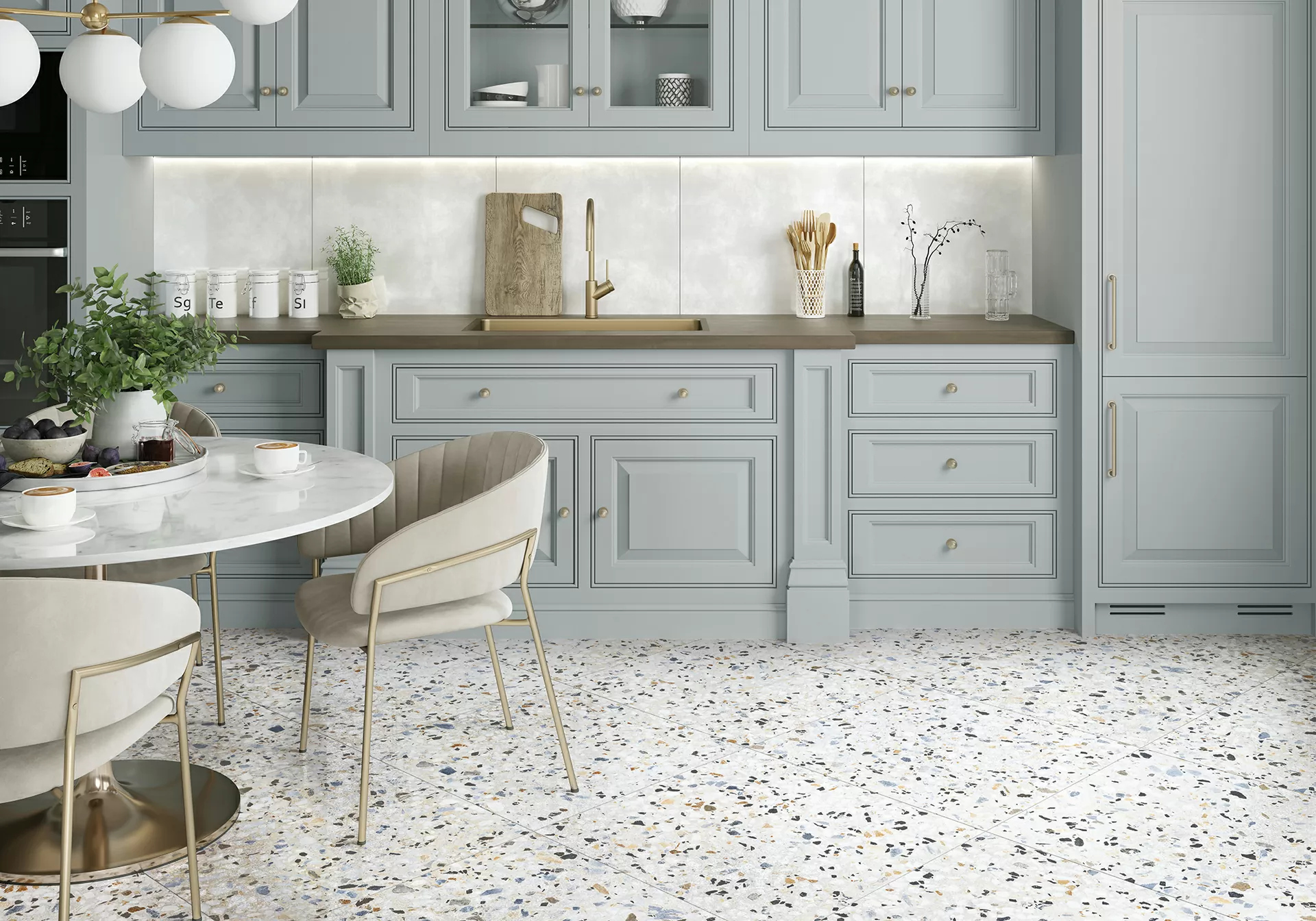 Керамогранит GFA114TRZ07L Terrazzo лаппатированный 570x1140x7.5
