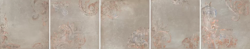 Керамогранит 60991 Kirman Clay (5 soggetti Mix) RT 60x60