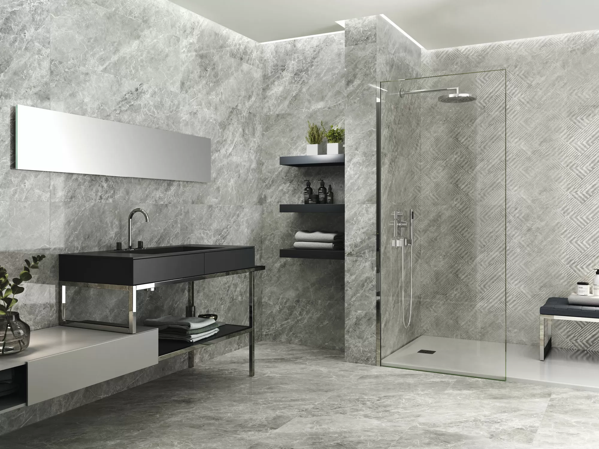 Плитка Balmoral Grey Rectificado 40х120