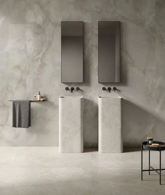 Керамогранит 05457 Majestic Onyx Smoky Grey Lev Ret 120x280