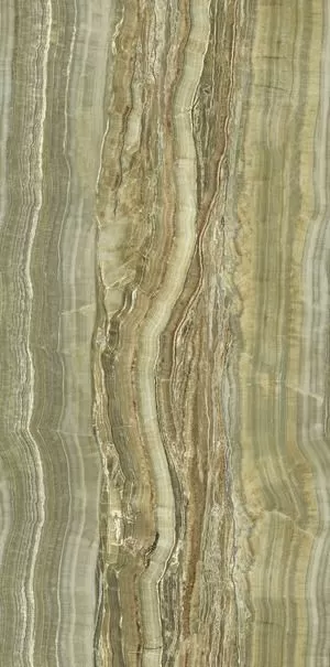 Керамогранит UO6L157558 GREEN ONYX VEIN Cut Luc Shiny 150x75