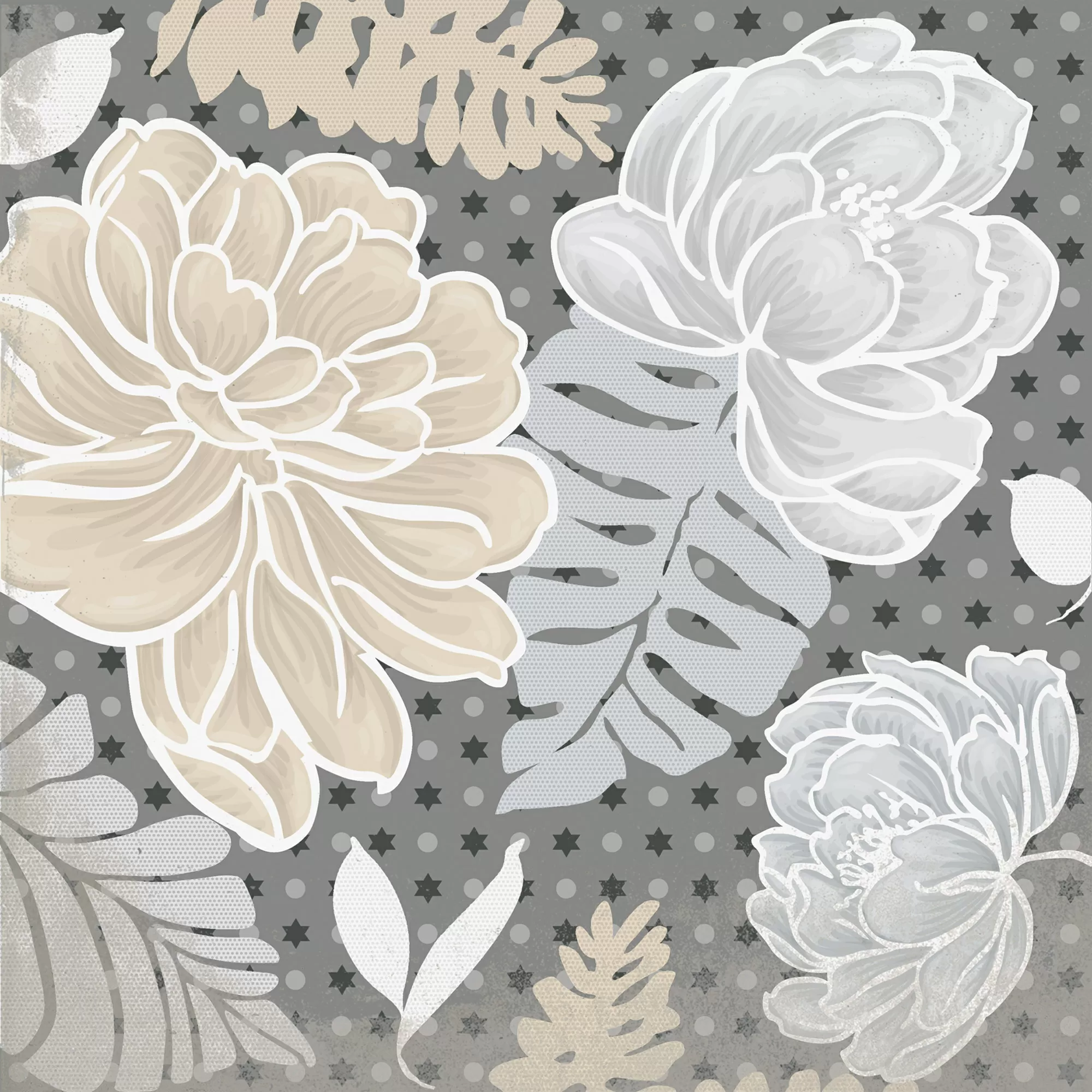 Керамогранит Flore Gris 20x20 (микс)