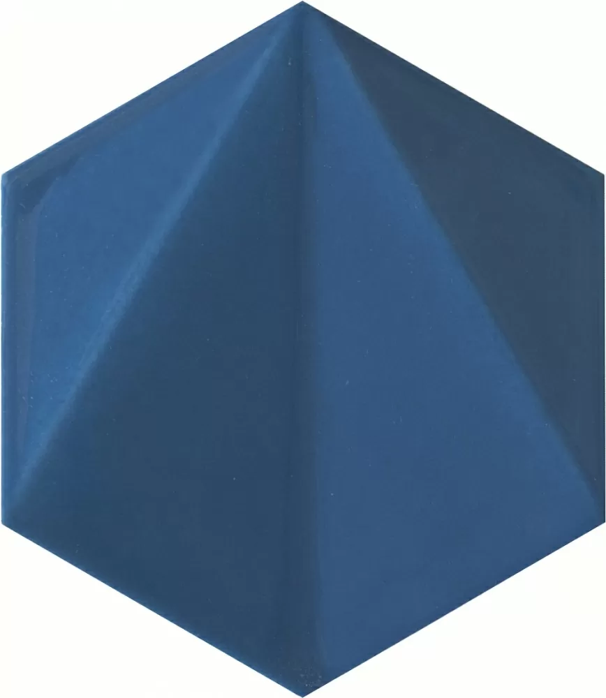 Плитка Free Space Hex Navy STR Декор 11x12.5