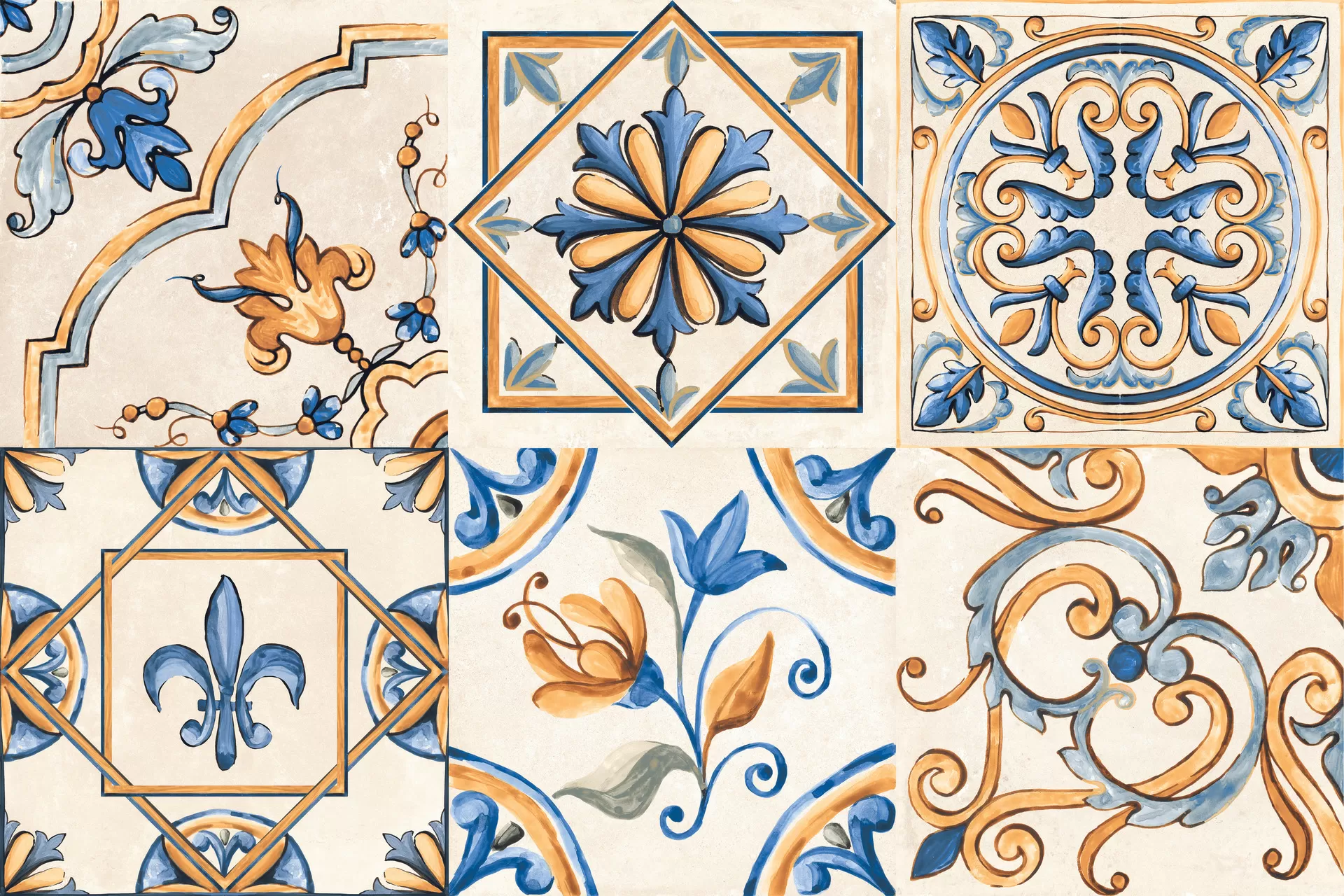 Керамогранит J87743 Decoro Giotto Mix 20,3x20,3