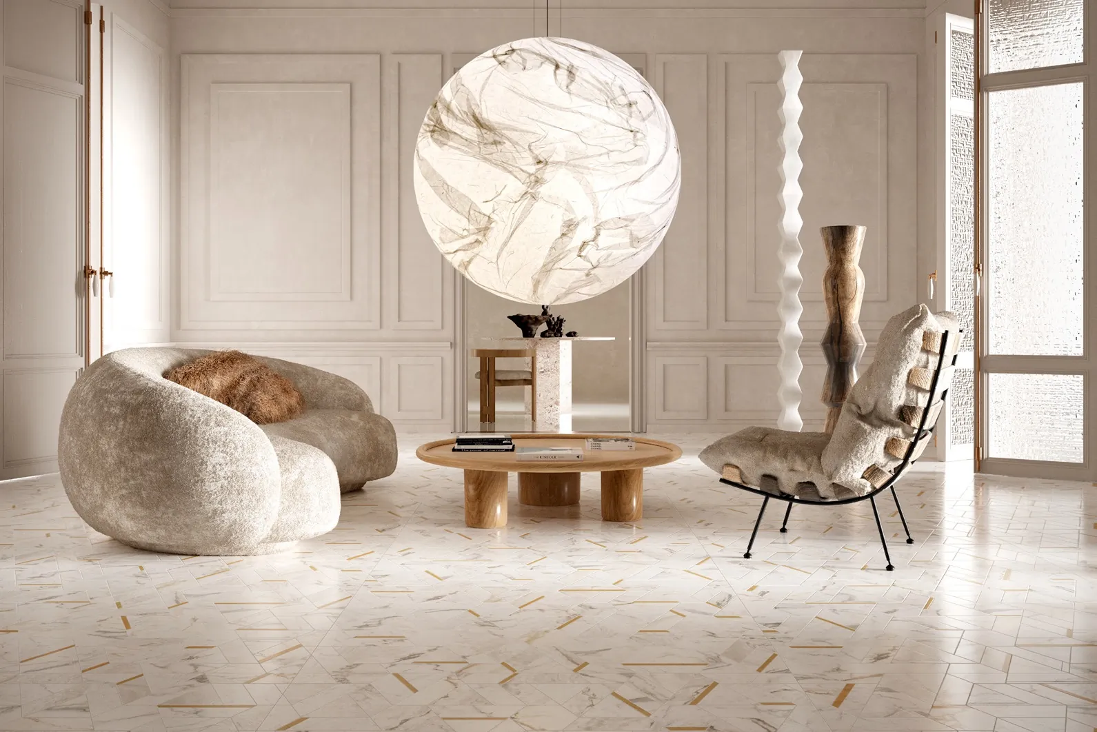 Керамогранит A2INT00202T Intarsi Vinci 3D Satin Ret 60x120