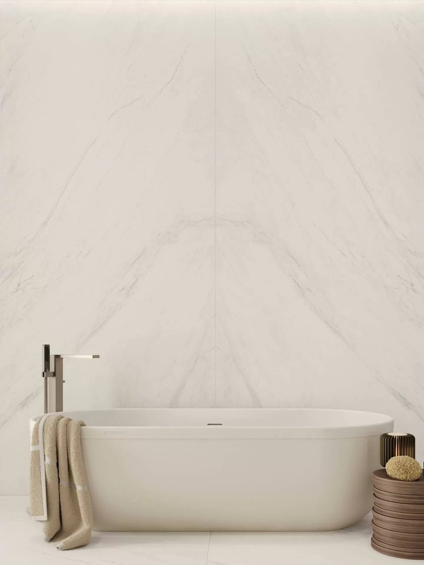 Керамогранит 100338726 Glem White Nature 6mm 59,6x120