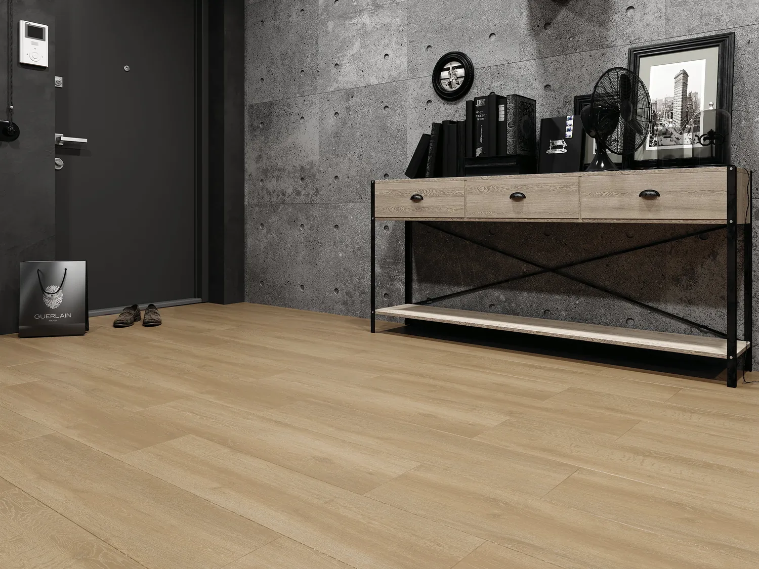 Керамогранит 15977 Wood Concept Natural светло-бежевый ректификат 21,8х89,8