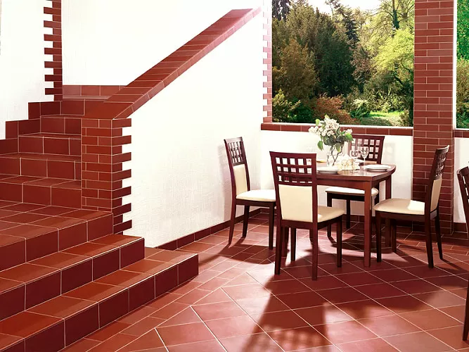 Клинкерная плитка Natural Brown Stopnica Prosta 30х30
