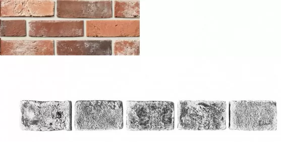 Искусственный камень Декоративный кирпич Тычок Дижон mix 4 11,5x7x1,4