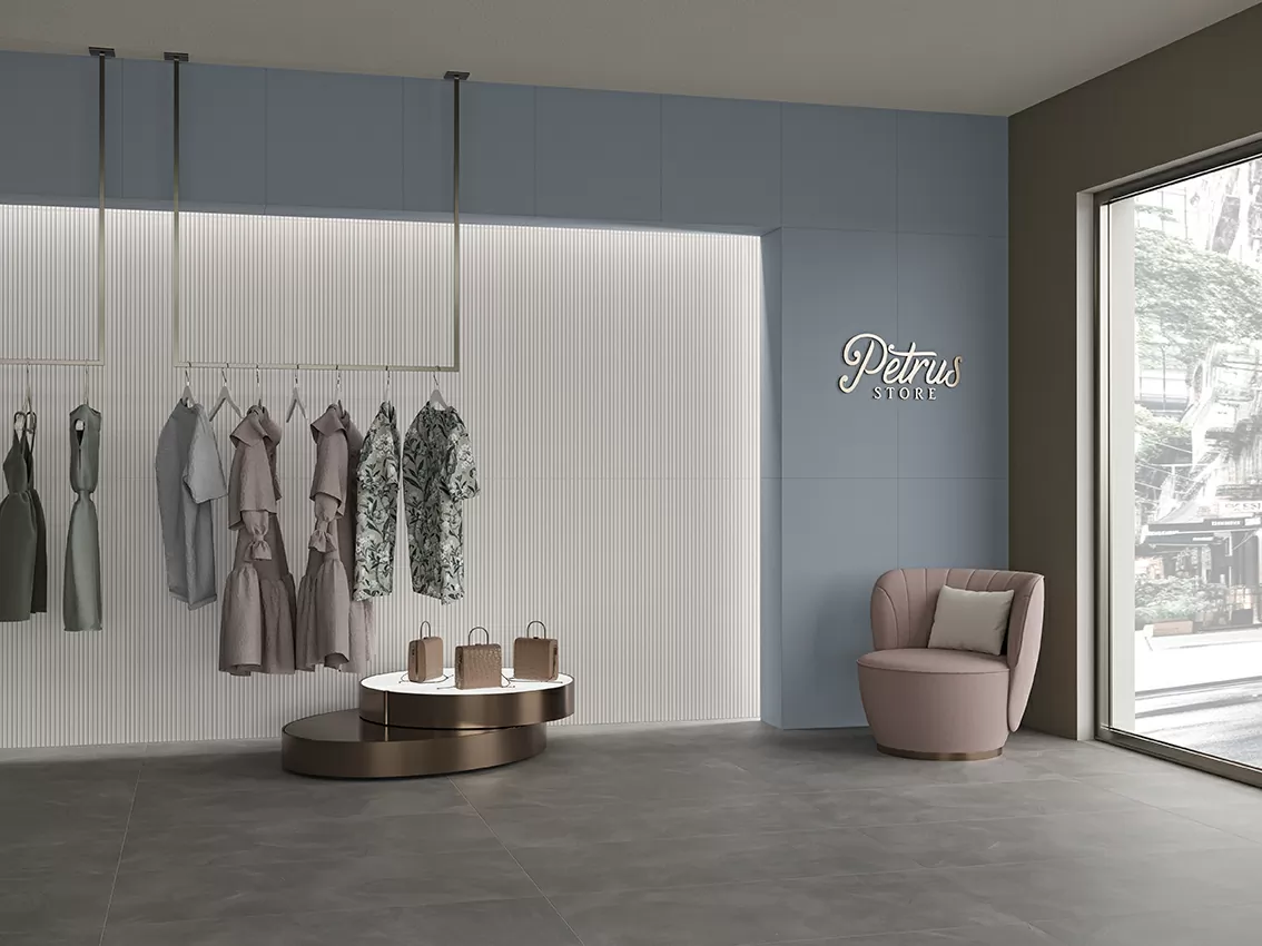 Керамогранит RPL147 Anni 70 Fondo Bianco Rett 60x120