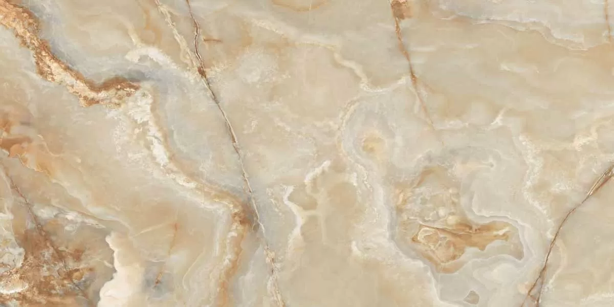 Керамогранит 765986 Onyx&More Golden Onyx Glossy Rett 6mm 160x320