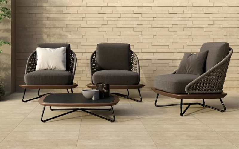 Керамогранит 610015000422 Room Beige Stone Pat Ret 60x120