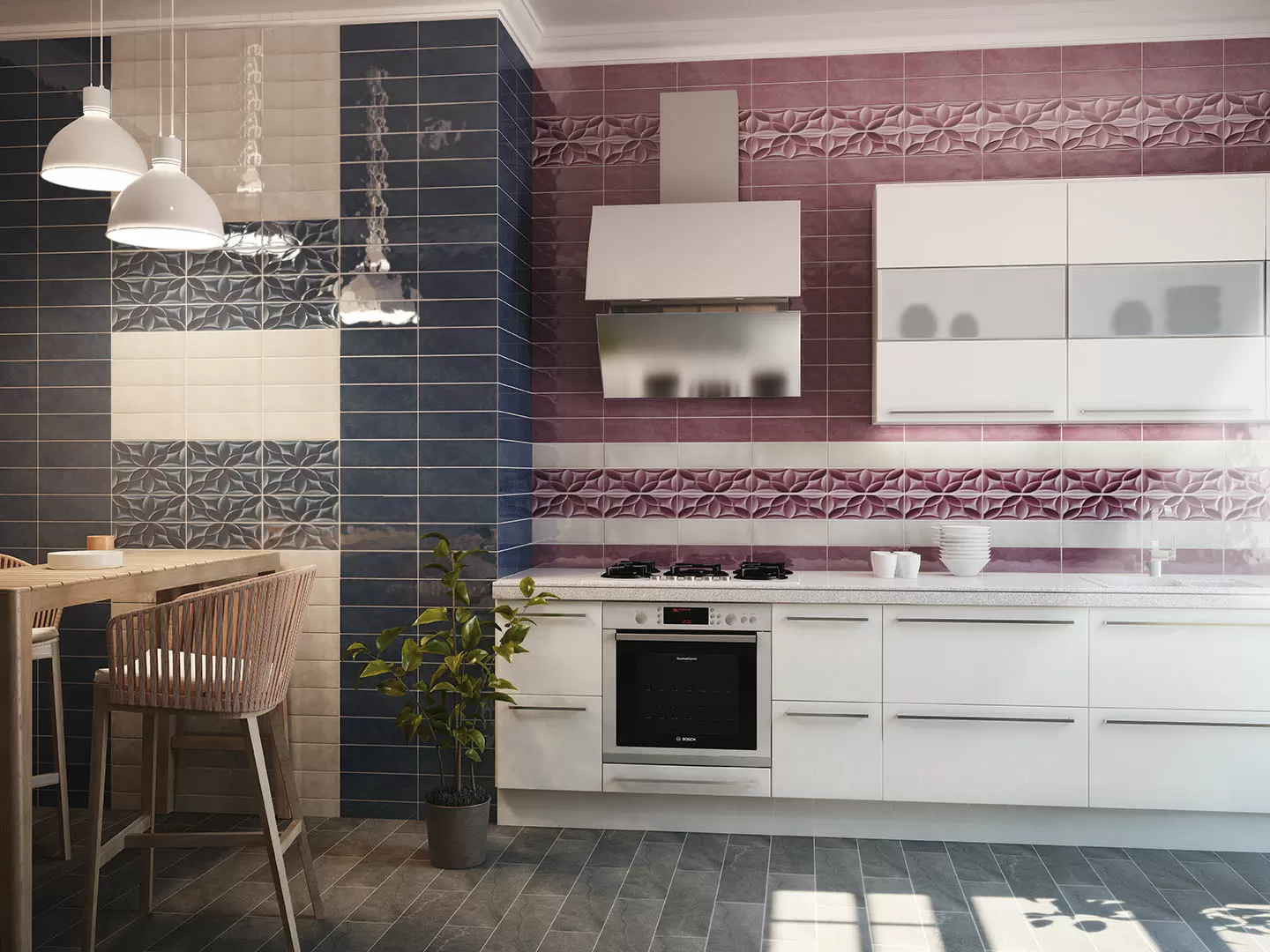 Плитка Marchese lilac 02 10х30