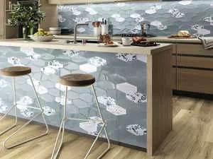 Плитка A035844 HARLEQUIN WHITE 10x20