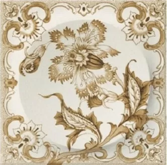 Плитка Monocolor Mix Circle Classic Cream 10х10 (14 дизайнов)