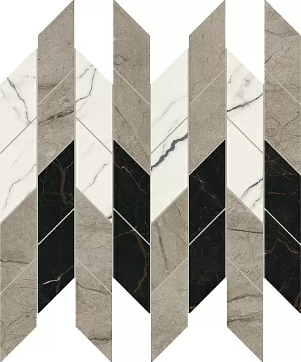 Мозаика 600110000974 Forte dei Marmi Waterfall Lapp Mosaics 30,8x28,4