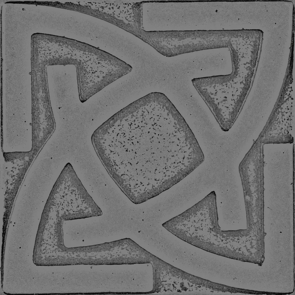 Керамогранит K076622 Enigma уголок серебряный 5x5