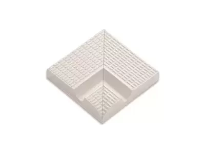 Керамогранит 30200 Внутренний угол поручня с сетчатой поверхностью Unglazed 12,5х12,5