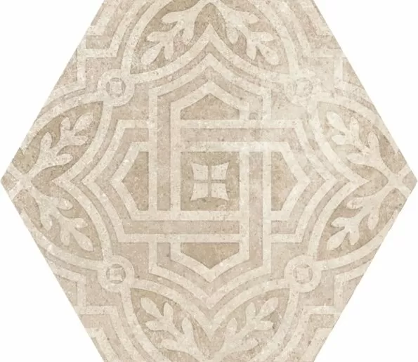 Керамогранит 22098 Hexatile Cement Garden Sand 17,5x20 (17 видов паттерна)