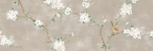 Плитка RA2C Mixed Rosa Decoro Fiori di Pesco B Rett. 40x120