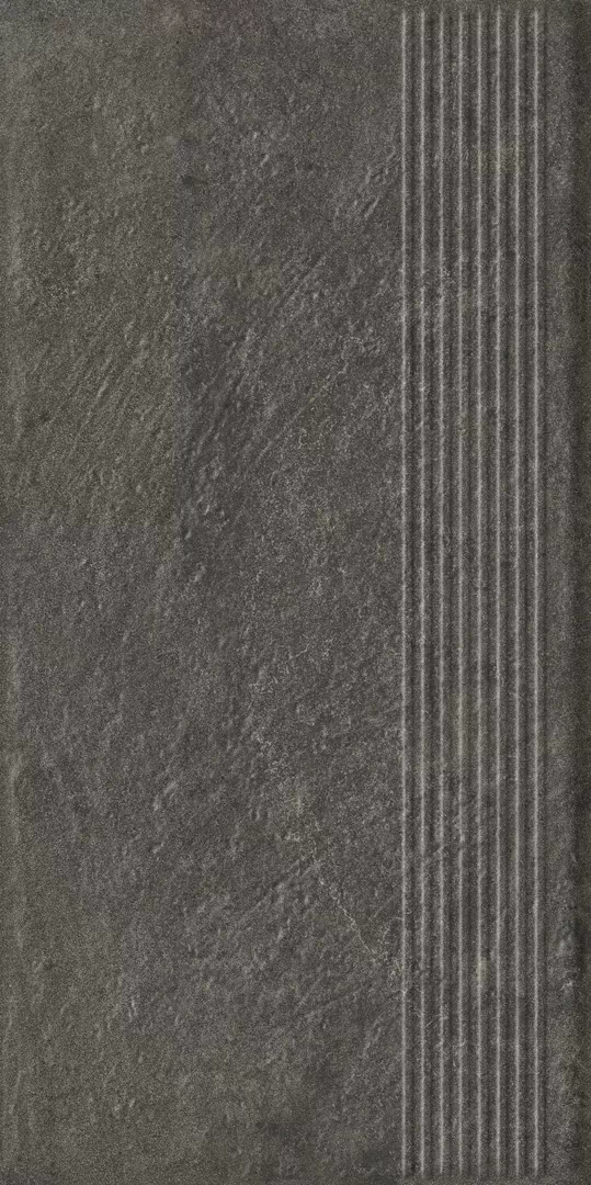 Клинкерная плитка Carrizo Basalt Stopnica Prosta Struktura Mat 30x60