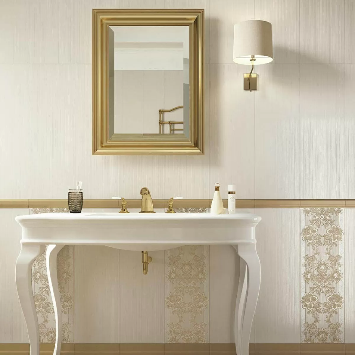 Плитка DCVD Wallpaper Decoro London Oro 5х25