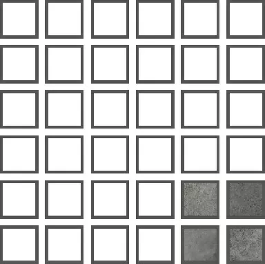 Мозаика AG55 Antique Grey 5х5