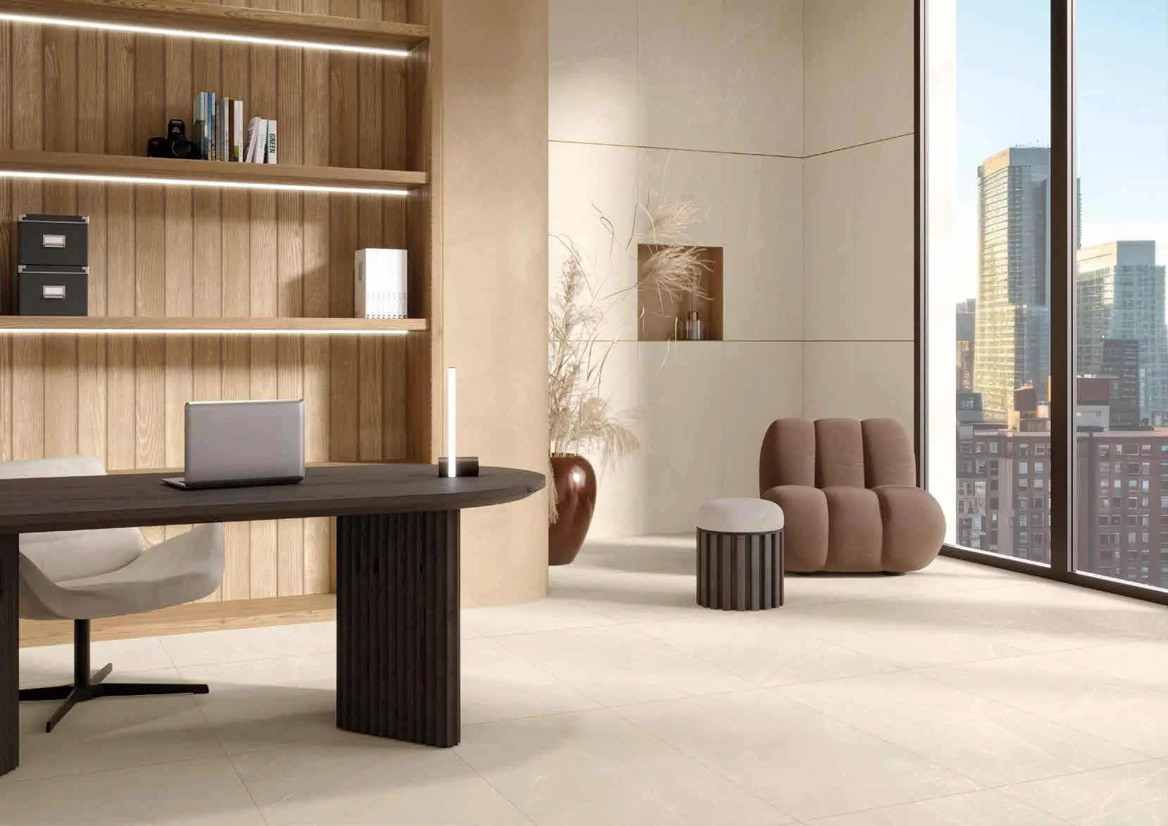 Керамогранит Walk Ivory Rett 60x120