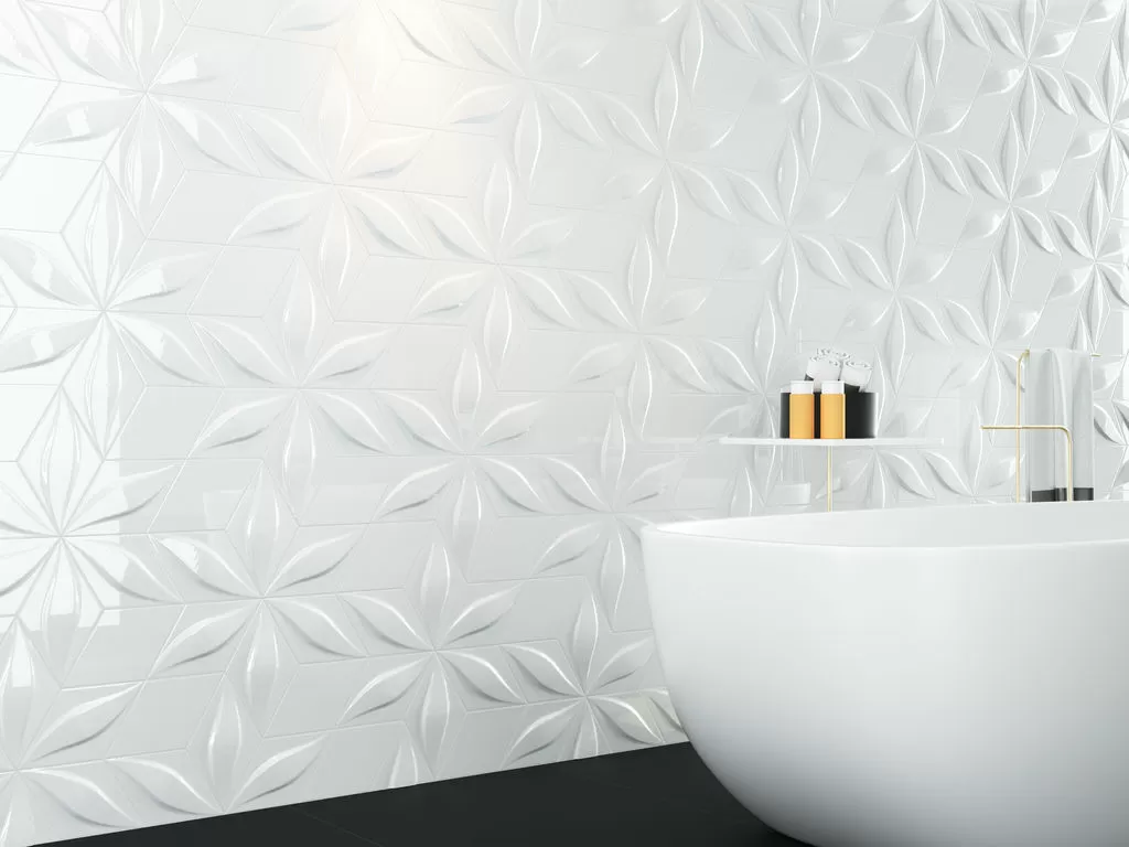Плитка 218259 Diamond Blend White Matt 15x25.9