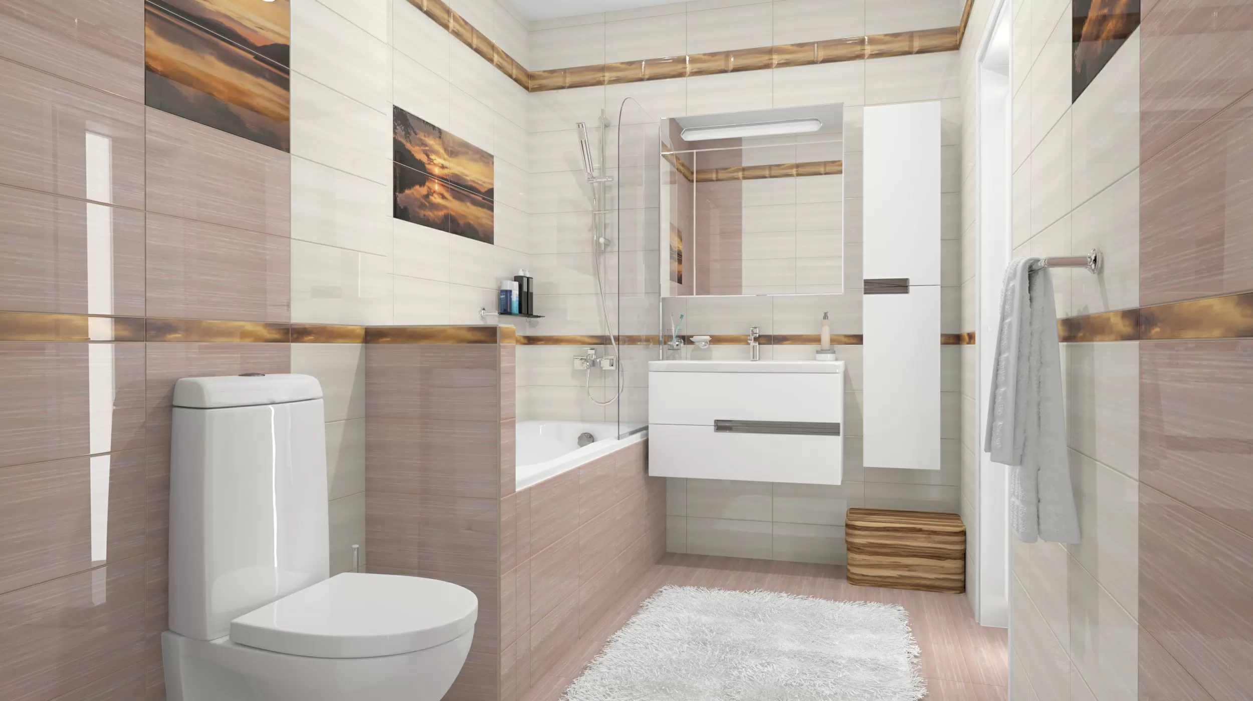 Плитка Бордюр рельефный Home br1020D279-2 20х10