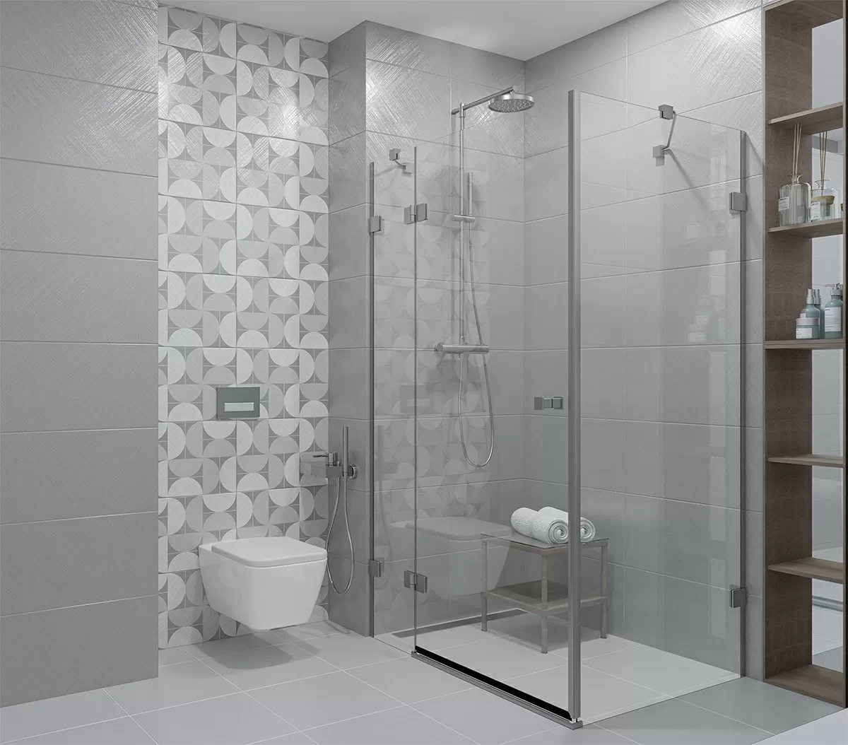 Плитка 00-00003161 Декор Incisio Grey 31.5x63