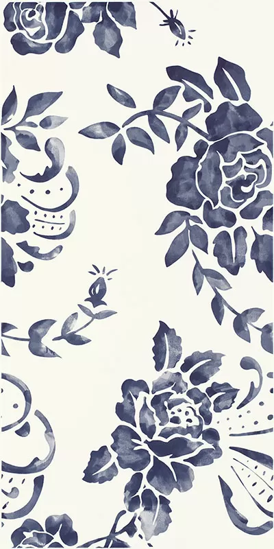 Плитка Porcelano Blue Dekor 30х60