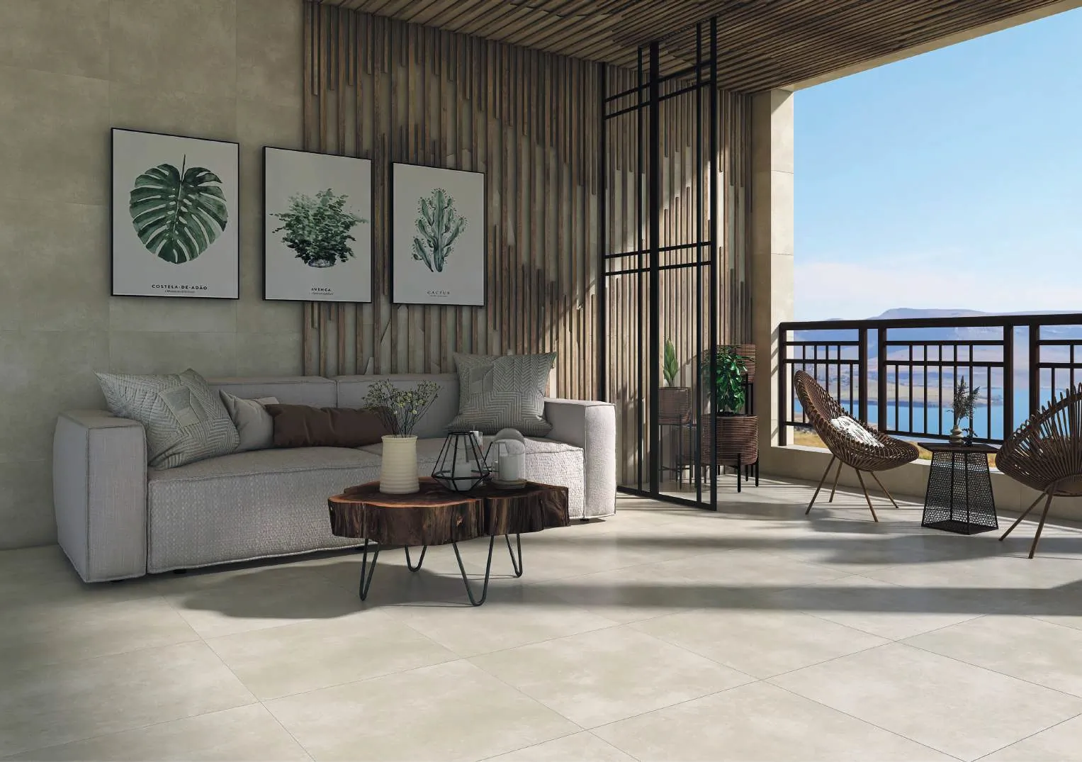Керамогранит Beton Beige Mat 60x60