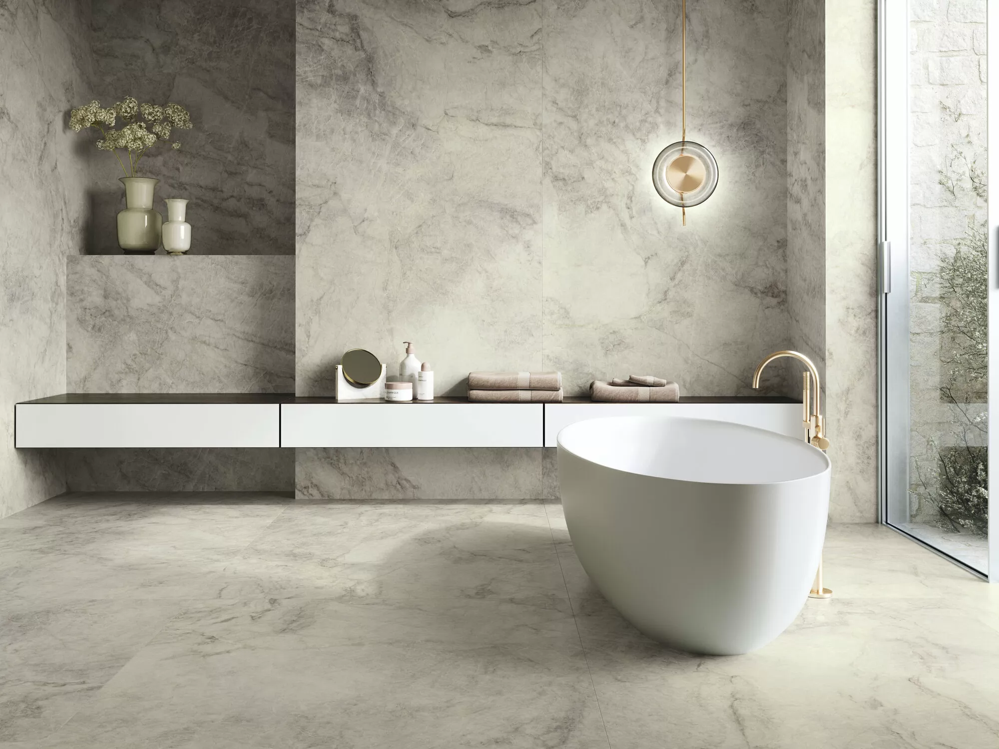 Керамогранит A041965 Taj Majal Pearl Soft Rect 120x280