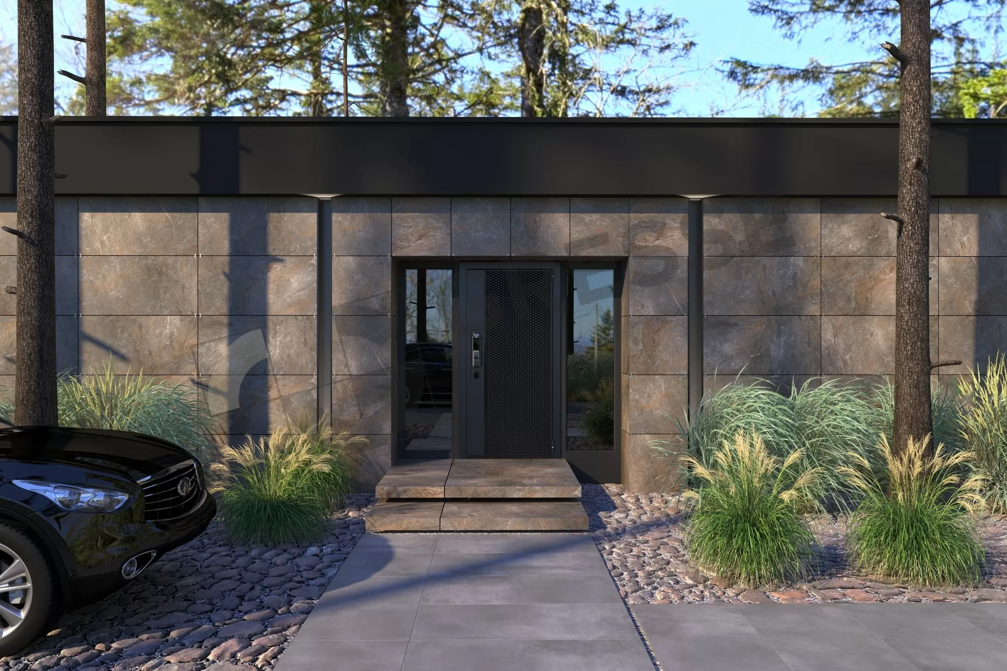 Керамогранит GRS02-15MD Petra Greystone карвинг 60x60
