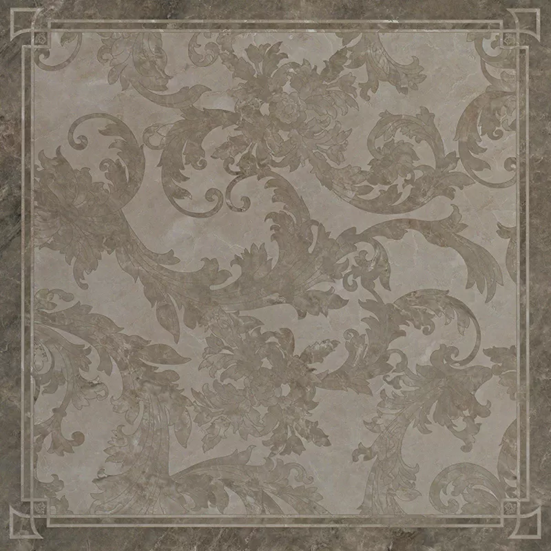 Керамогранит 240076 MARBLE DEC CASSETTONE FOGLIA GRIGIO ONICE 58,5x58,5