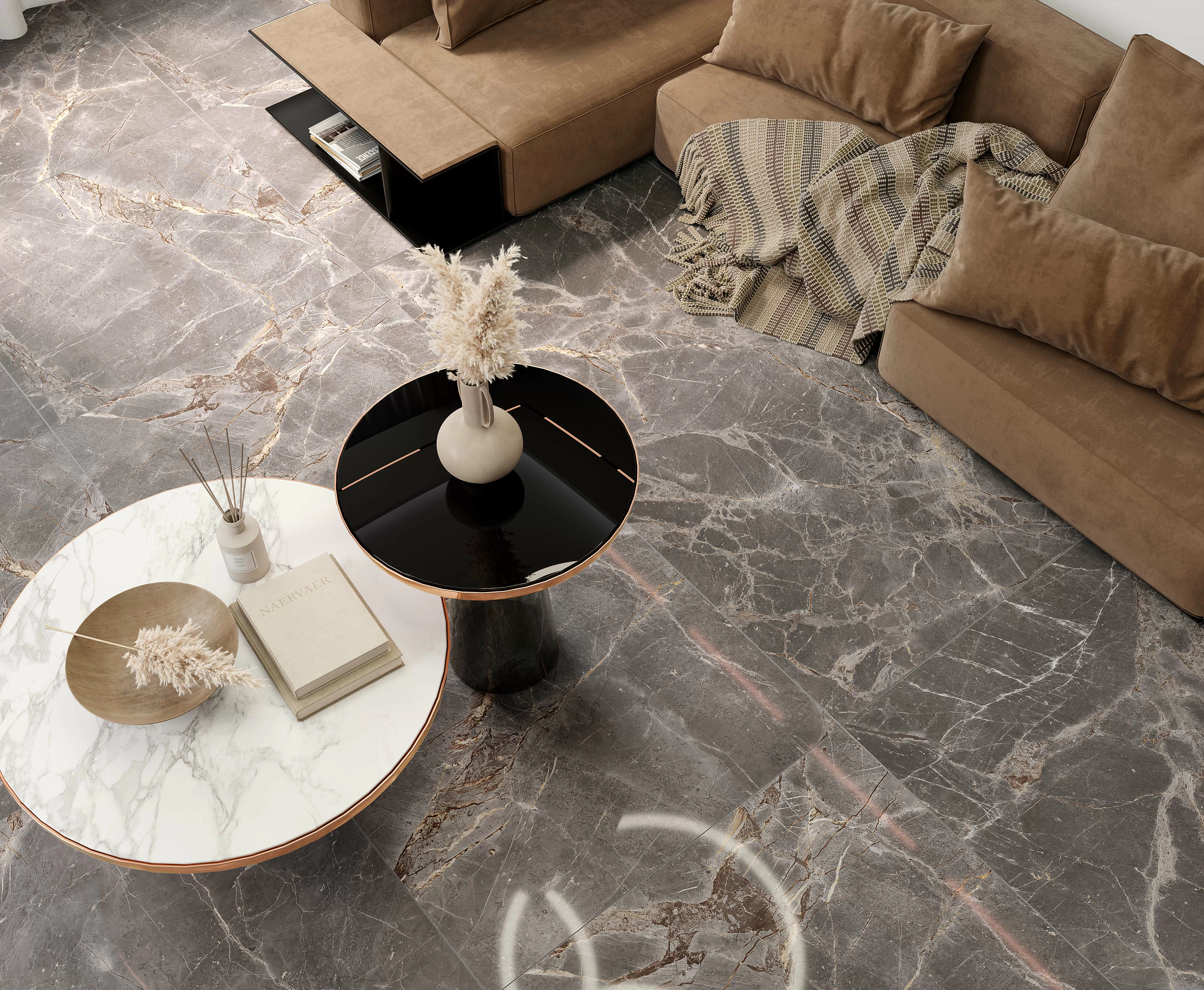 Керамогранит Nebula Grey Полированный 80x80