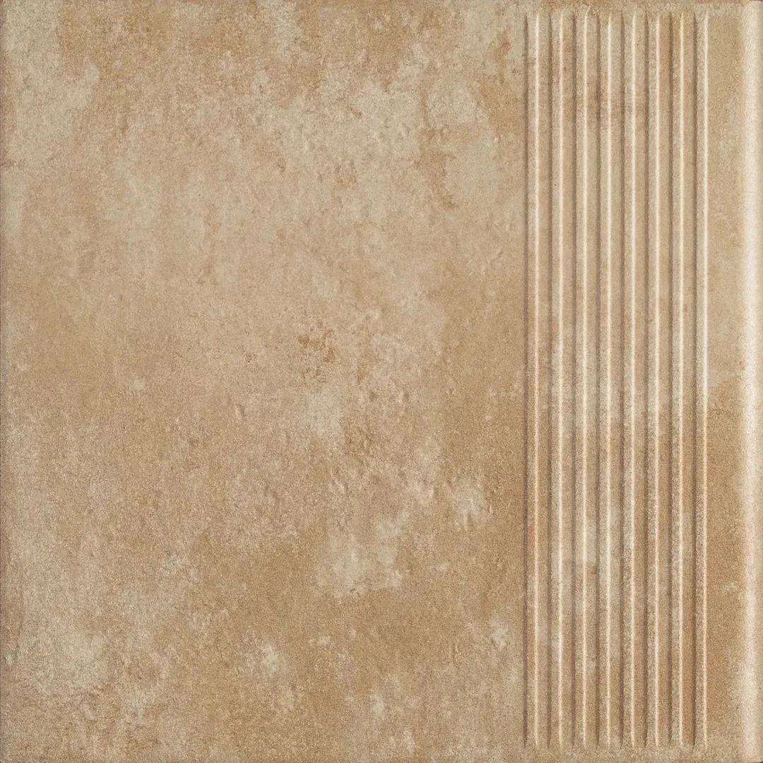 Клинкерная плитка Ilario Beige Stopnica Prosta 8.5mm 29,5х29,5
