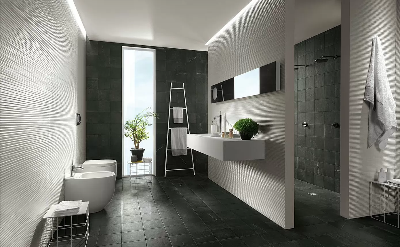 Плитка fLMU Lumina 75 Diamante Gloss White 25*75