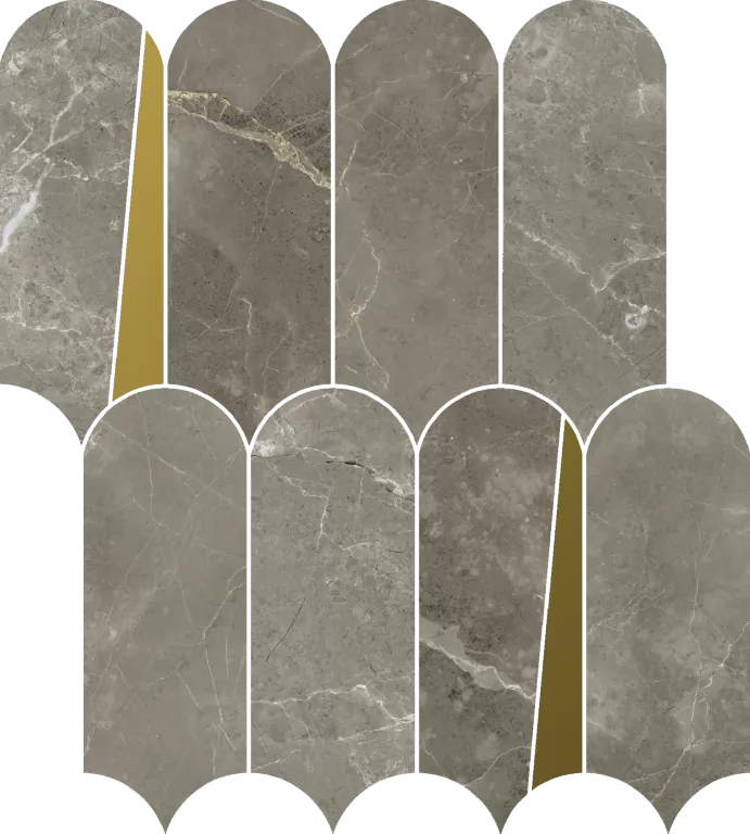 Мозаика 620110000234 Stellaris Tuscania Grey Mosaico Elegant Lux 32.5x36.1