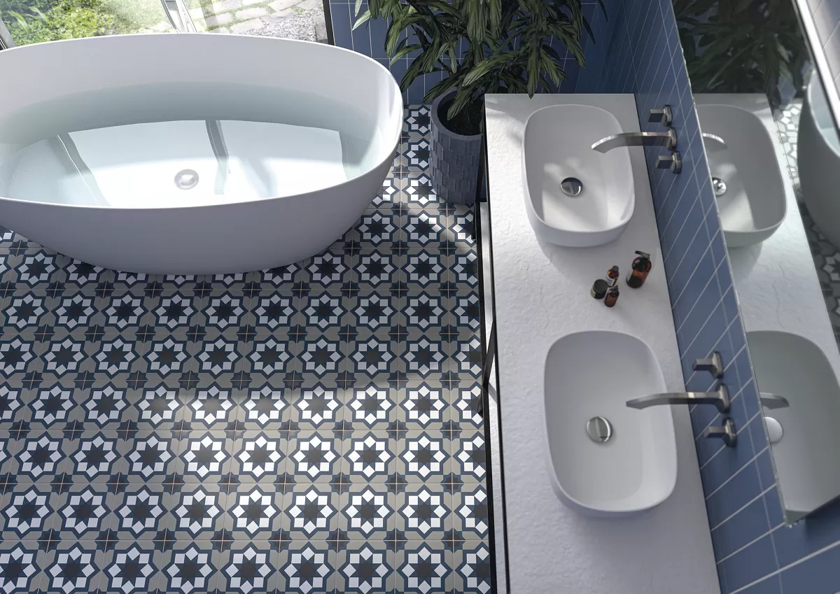 Керамогранит Manila Hidra White 20x20